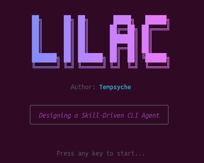 Lilac-CLI visual 1
